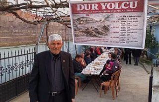 Çanakkale şehitlerinin sofrası Sarıgöl’de kuruldu