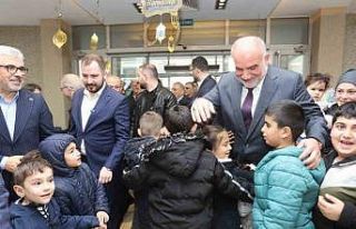 Canik’te Ramazan bayramı bayramlaşması