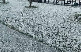 Çankırı’da dolu yağışı etkili oldu