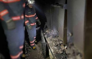 Çankırı’da korkutan ev yangını