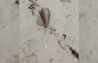 Çatalca’da kıyıya vuran füze başlığı imha...