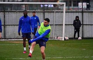 Çaykur Rizespor Fatih Karagümrük maçı hazırlıklarına...