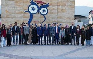 Cem Şahin ve Rektör Kırışık Sosyalfest’te...