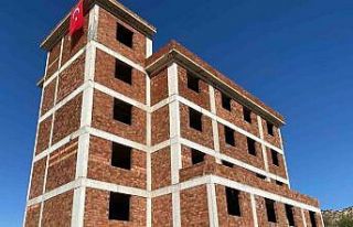 Çermik’te Kur’an kursunun kaba inşaatı tamamlandı