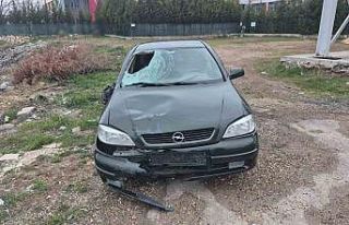 Çevre yolunda otomobilin çarptığı yaşlı adam...