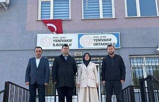 Çilimli’de okullar incelendi