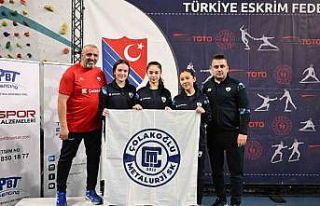 Çolakoğlu Metalurji’nin yıldız eskrimcileri...