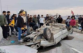 Çorum’da takla atan otomobilin sürücüsü hayatını...