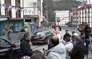 Cumhurbaşkanı Erdoğan, baba ocağı Güneysu’dan...