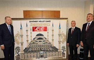 Cumhurbaşkanı Erdoğan’a Tahmazoğlu’ndan anlamlı...