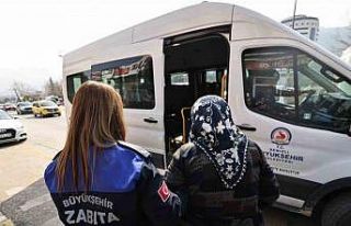 Denizli’de yapılan operasyonda çok sayıda dilenciye...