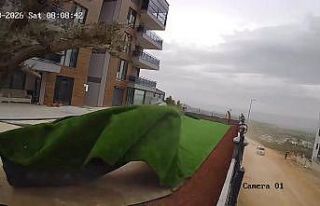 Denizli’deki fırtınadan Necati ve Saykolar grubunun...