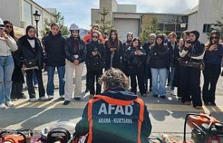 Deprem Haftası’nda Tunceli’de afet farkındalığı...