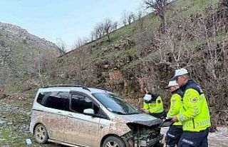 Derecik’te trafik kazası: 1 yaralı