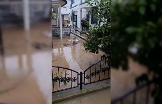 Didim’de sağanak yağış etkili oldu