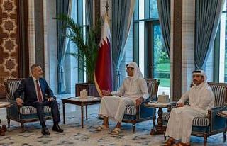 Dışişleri Bakanı Fidan, Katar Emiri Al Thani ile...