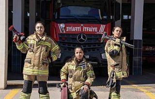 Diyarbakır itfaiyesinde kadınlar tabuları yıkıyor