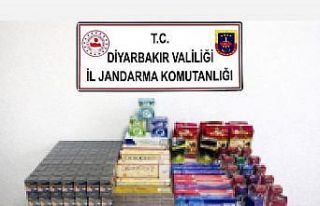 Diyarbakır’da çok sayıda gümrük kaçağı ürün...