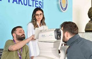 Dünya Glokom Gününde ücretsiz göz tansiyonu ölçümü...