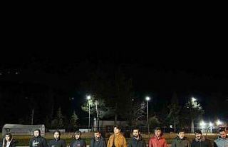 Durdurulan otobüste 11 kaçak göçmen yakalandı