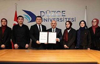 Düzce Üniversitesi TÜGVA ile iş birliği protokolü...