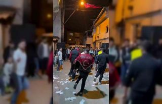 Edirne’de asker uğurlama eğlencesinde renkli görüntüler