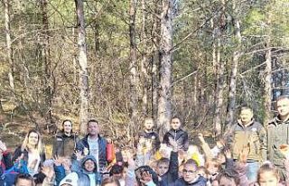 Edremitli öğrenciler Kazdağları Bal Ormanına...