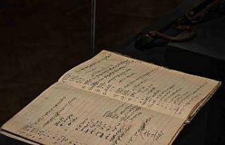 Elazığ sergilenen Osmanlı dönemi veresiye defteri...