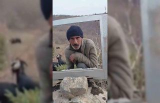 Elazığ’da çobanın "Televizyonlu" hava...