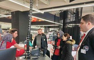 Elazığ’da market ve işletmelere poşet denetimi