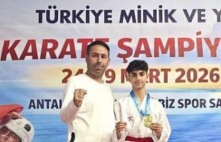 Elazığlı sporcudan karatede birincilik