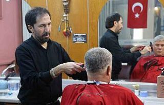 Engelli vatandaşlara bayram tıraşı ücretsiz