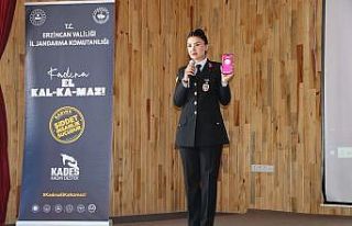 Erzincan jandarmasından KYK öğrencilerine güvenlik...