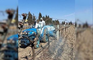 Erzincan Tarım Müdürlüğü’nden bordo bulamacı...
