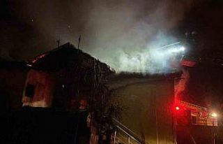 Erzincan’da ev yangını