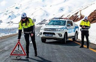 Erzurum kent merkezinde bir ayda 107 trafik kazası