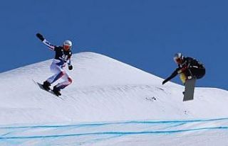 Erzurum’da FIS SBX Snowboard Dünya Kupası heyecanı