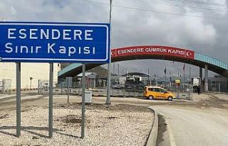 Esendere Sınır kapısı bu bayram sessizlik yaşıyor