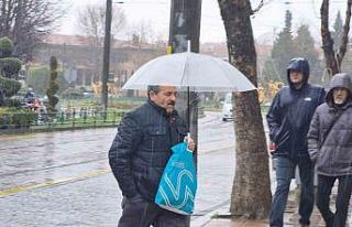 Eskişehir’de beklenen yağmur geldi