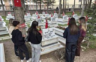 Eskişehirliler 18 Mart’ta şehitlerini unutmadı