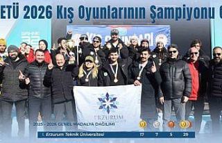 ETÜ 2026 kış oyunlarının şampiyonu oldu