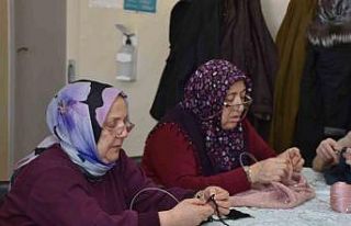 Evden çıkıp üretime katılıyorlar