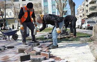 Eyyübiye’de yol ve parklar yenileniyor