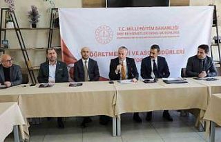 Farklı illerden gelen öğretmenevi müdürleri Ağrı’da...