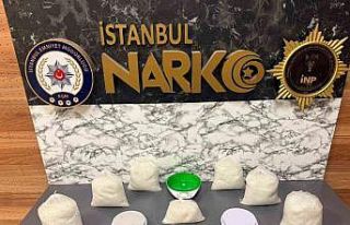 Fatih’te düzenlenen operasyonda 6 kilo 550 gram...