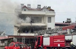 Fethiye’de ev yangını