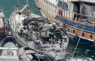 Fethiye’de göçmen kaçakçılığı yapılan tekne...