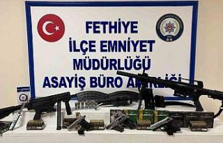 Fethiye’de polis KADES ihbarına gitti, evden cephanelik...