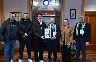 Filistin Yardımlaşma Derneği’nden Rektör Adıgüzel’e...