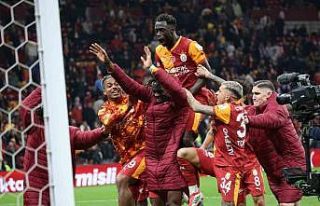 Galatasaray’da maç sonu büyük sevinç